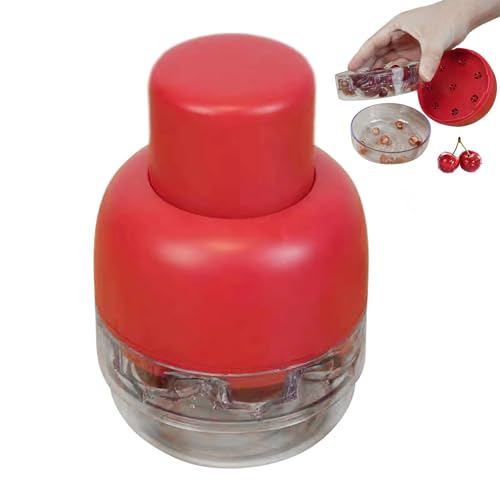 Cherry Pitter, 8-Hole Plum Pitter, Cherry Depitter, Kitchen Gadgets, Fruit Processor, Portable -Type Multi Cherry Pitter Tool for Multiple Cherries