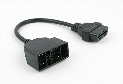 Goliton 22 Pin OBD1 to 16 Pin OBD2 Convertor Adapter Cable Compatible