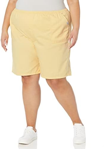 plus size yellow shorts