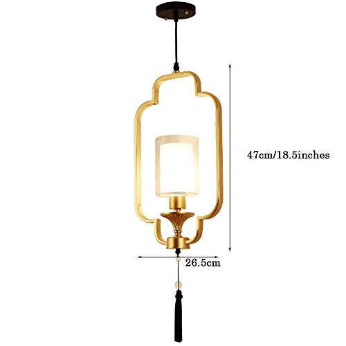 Lustre suspension e27 plafonnier en verre blanc laiteux pour table de bar - 4