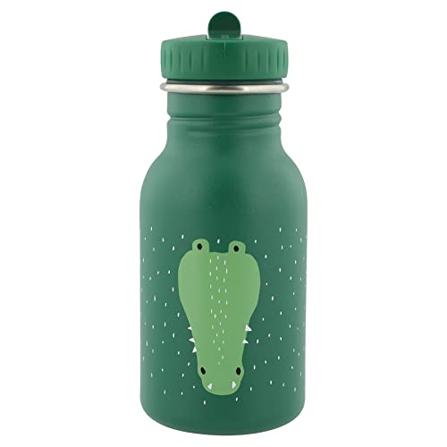 Trixie - Gourde pour Enfants en Acier Inoxydable 350ml - Mr. Crocodile