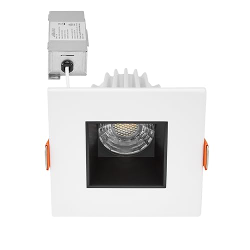 Maxxima 2" Recessed Anti-Glare LED Downlight, White/Black, 500 Lumens 5 CCT