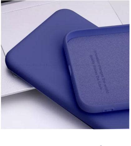 Image of A rtistque Liquid TPU Silicone Matte Shockproof Flexible with Camera Protection Soft Back Cover Case for Mi 11 Pro - Blue