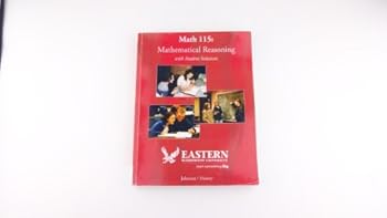 Paperback Math 115: mathematical reasoning (Eastern Washington University specific) Book
