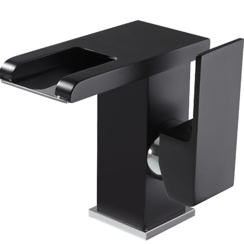 Robinet de lavabo cascade salle de bain mitigeur LED - 7