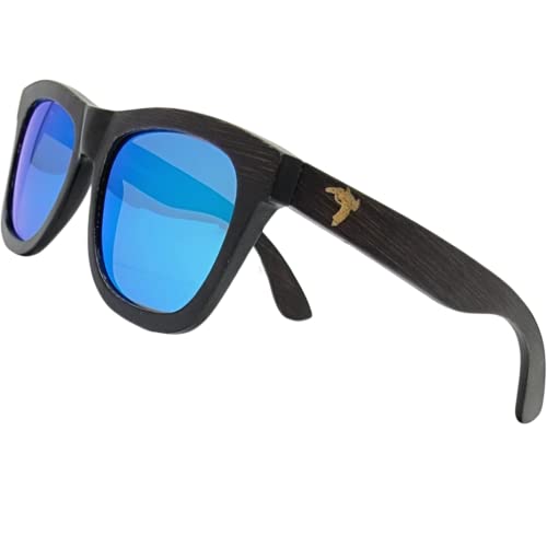 Image of Wood Sunglasses | Polarized | Vintage Wooden Frame | 100% UVA /UVB Protection | Bamboo Case | Men Women