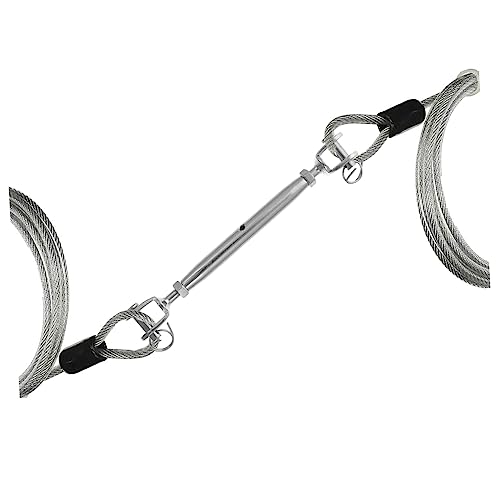 OUNONA 1pc Cerrado Cuerpo Tensores de Acero Inoxidable para Tensión miniatura 4