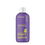 ATTITUDE Shampoo and Body Wash for Kids, EWG Verified Hair and Body Cleanser, Dermatologically Tested Soap, Plant and Mineral Based Bath Products, Vegan, Vanilla and Pear, 473 mL