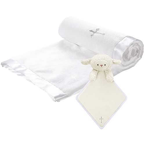 Panelee Baptism Gifts Christening Blanket (2 Pcs)