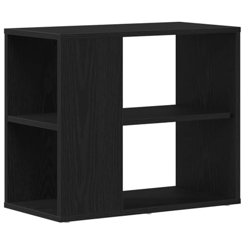 Aparador de roble negro de 60x30x50 cm que ahorra espacio en salón 6