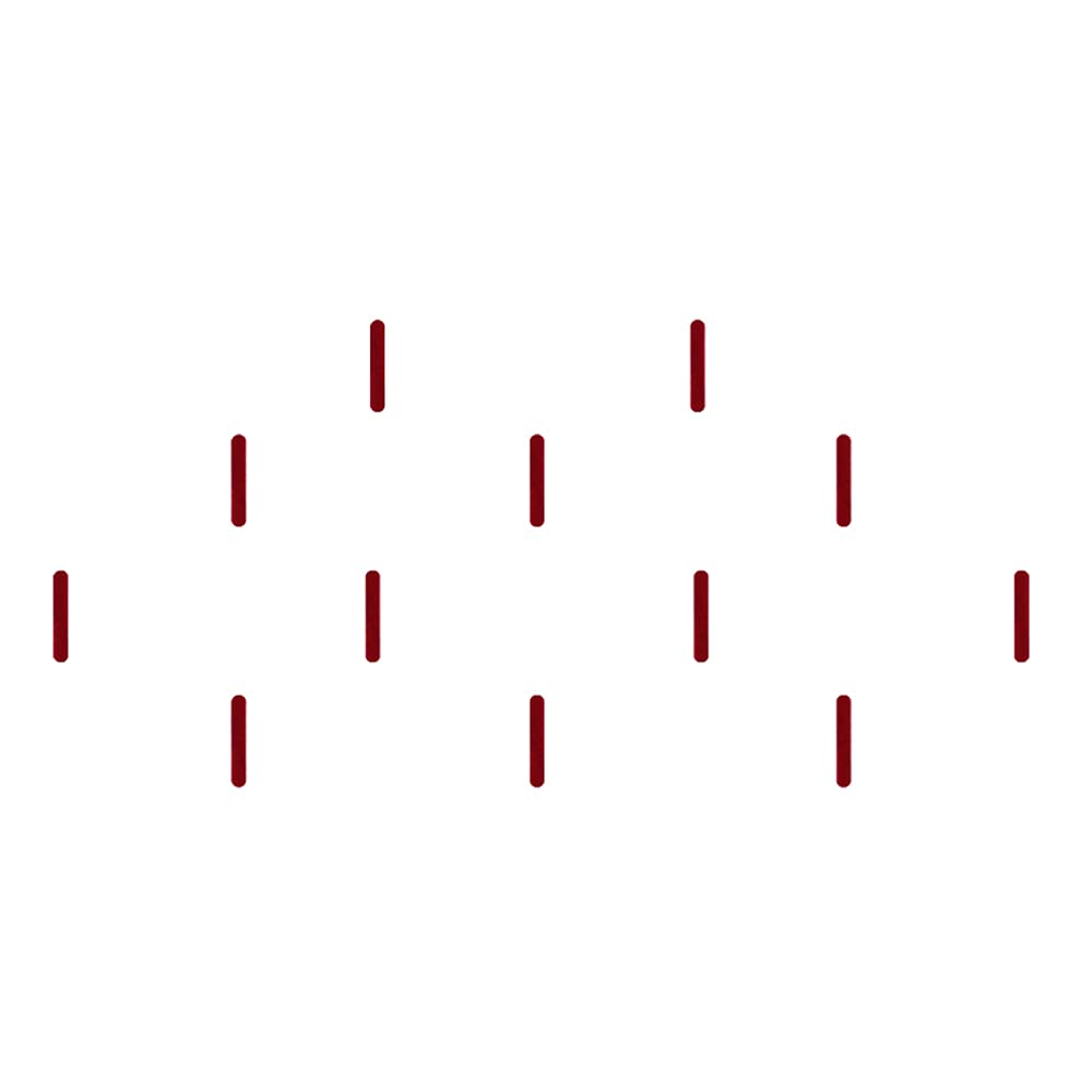 Comet Busters Long Line Maroon Bindis (8 mm) (BV944)