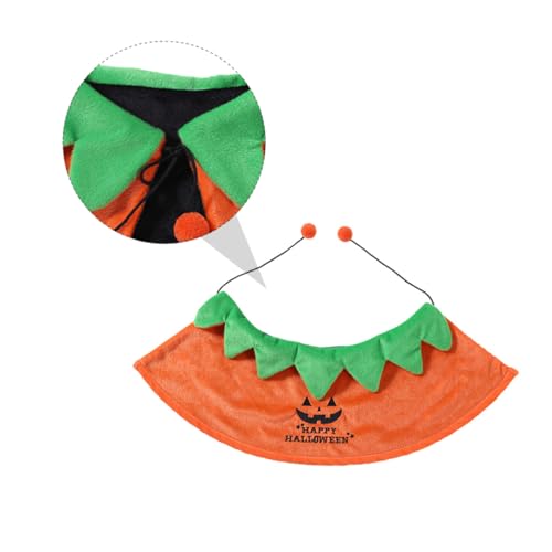 Disfraz Halloween Capa para Mascotas Talla S Naranja miniatura 2