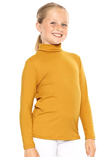 Image of STRETCH IS COMFORT Girl's Oh So Soft Long Sleeve Turtleneck | Youth Size 2-16