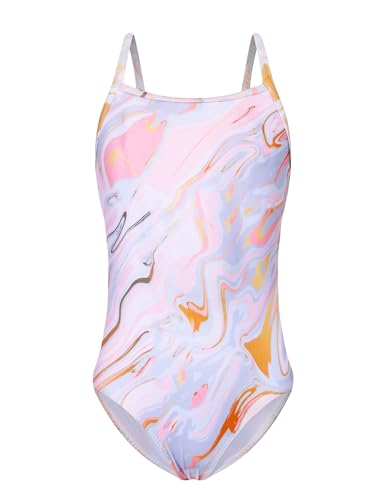 Image of Snowheart Girls Swimsuit One-Piece Bathing Suits Multicolor Kids Sport Summer Beach Swimwear for 2-12 Years Old
