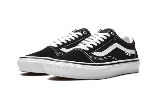 Vans Skate Old School Baskets pour Homme, Largeur de Chaussure Moyenne, Noir-Blanc, 42 EU, Noir Noir Néon, 42.5 EU