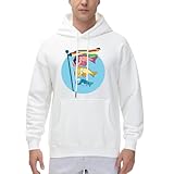 [BFLCWM] パーカー メンズ 和風 鯉のぼり スウェット 長袖 トレーナー トップス フード付き 大きいサイズ おしゃれ カジュアル ファッション 部屋着