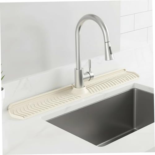 Protector contra salpicaduras ajustable de 76cm para mantener seco tu fregadero 4