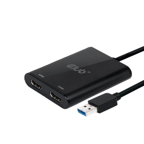 Amazon.co.jp: Club3D SenseVision USB A to HDMI 2.0 Dual