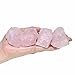 Nvzi Raw Rose Quartz Crystals Bulk, Real Gemstones and Crystals, Rocks and Minerals, Healing Crystals, Quartz Crystals and Healing Stones, Cuarzos Originales De Energia Y Piedras(1LB)