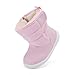 BMCiTYBM Baby Snow Boots Waterproof Infant Boy Girl Winter Booties Nonslip Lightweight Outdoor Warm Shoes for Cold Weather 6 9 12 18 24 Months Pink Size 12-18 Months Toddler