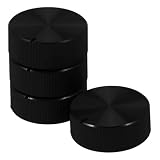Hemobllo Manopola in ABS Nero 4 Pezzi per Timer e Friggitrice ad Aria e Forno Design Elegante Funzionamento Semplice, Accessorio Versatile per Cucina