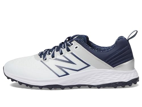 New Balance Women's Fresh Foam Contend v2 Golf Shoe, White/Navy, 7