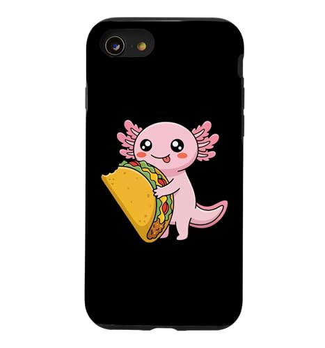���킢��Axolotl �������߂�^�R�X �J���C�C���� �H�ו����D�ƃA�[�g �X�}�z�P�[�X iPhone SE (2020) / 7 / 8 �p