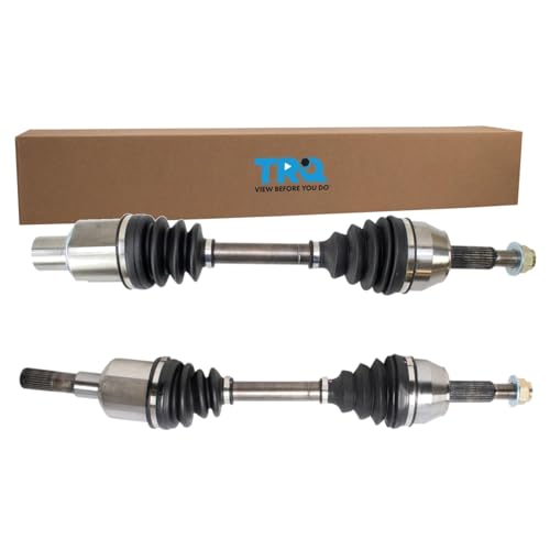 Image of TRQ Front Driver and Passenger Side CV Axle Assembly Set 2 Piece for 2006-2010 Ford Explorer 4WD 2007-2010 Explorer Sport Trac 4WD 2006-2010 Mercury Mountaineer AWD