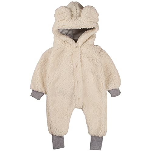 Macacão Bebe Pelúcia Capuz Infantil Roupa Frio Inverno Menino Men...