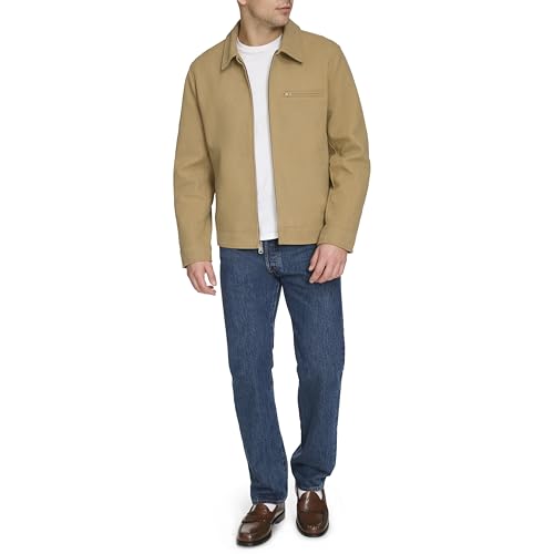 Image of Levi's Men's Faux Leather Laydown Collar Racer Jacket