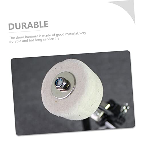 2 piezas de martillo de fieltro para pedal de batería miniatura 5