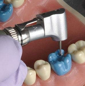 Image of Contra Angle Handpiece for dental chair unit | High Precision, Durable, Ergonomic Design | Ideal for Dental Procedures | Stainless Steel, Smooth Rotation, Comfortable Grip