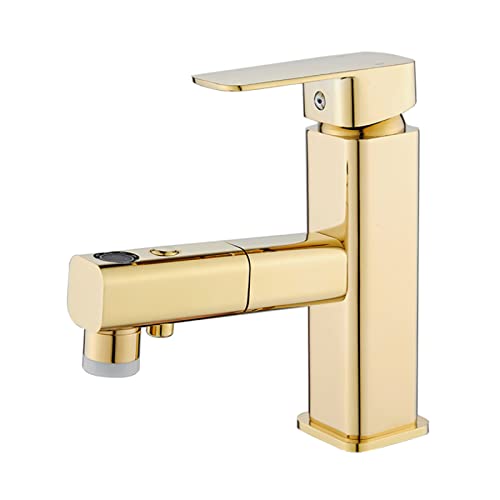 Grifo de baño sin salpicaduras con pulverizador triple para lavado de cara suave