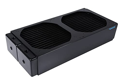 Radiador Alphacool NexXxoS Monsta Negro de 1 pieza con acabado premium de cobre