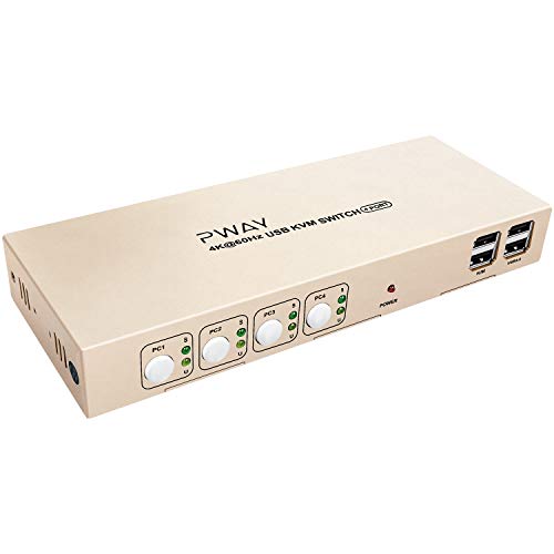 Black Friday - 60% OFF KVM Switch HDMI 4 Port 4K@60Hz Signal Switcher for 4 Computers Hotkey Switching with Cable Kit No Adapter Required Black Friday - 60% OFF KVM Switch HDMI 4 Port 4K@60Hz Signal Switcher for 4 Computers Hotkey Switching with Cable Kit No Adapter Required