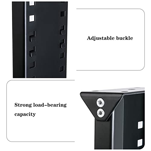 Soporte para torre de computadora bajo escritorio o montaje en pared, ajustable, de acero, para CPU, ancho ajustable de 5,7 a 9,6 pulgadas y altura de 11,8 a 19,7 pulgadas (blanco) miniatura 5