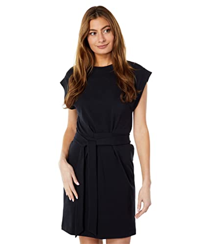 Image of Vince Women's Short Sleeve Tie Waist Dress
