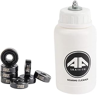 Amagogo Skateboard Bearings Precision 608 RS with Bearing Cleaner Bottle for Longboard,