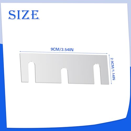 Image of 10 PCS 304 Stainless Steel Hinge Shim, Door Hinge Spacer, Repair Kit Gap Filler Plate for Reinforcement of Hinged Door Panels and Home Improvement (3.5 Inch)