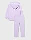 Champion Baby - Mädchen Legacy American Classics Td Ultralight Powerblend Fleece Hooded komplett, Viola Chiaro, 12 Monate EU