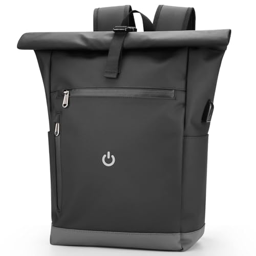 HOMIEE Sac à Dos Roll-Top pour Hommes et Femmes, Sac