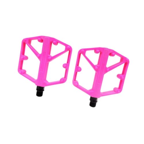 2X Bike Pedals Flat Pedals Nylon Anti Slip Cycling Pedal Bicycle Pedal for Components Maintenance Riding Essentials Repairing