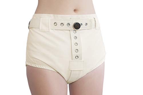 Straitjacketshop - Culotte de protection pour couches, maintient la couche en place, fermeture Segufix