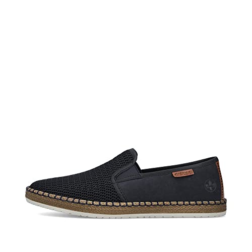 Rieker Herren Low-Top Sneaker B5265, Männer Halbschuhe,Sportschuhe,Freizeitschuhe,Turnschuhe,Laufschuhe,straßenschuhe,blau (14),44 EU / 9.5 UK