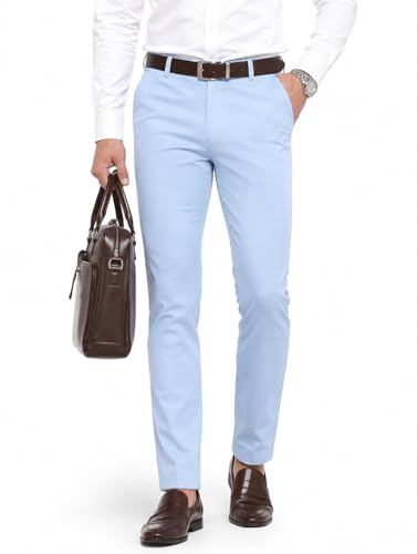 Image of SUNPOINT Formal Pants for Men Office Wear - Premium Regular Fit Formal Trouser for Men, Boys, Gents Bottom Formal wear for Office Meeting, Party, Gathering, Wedding