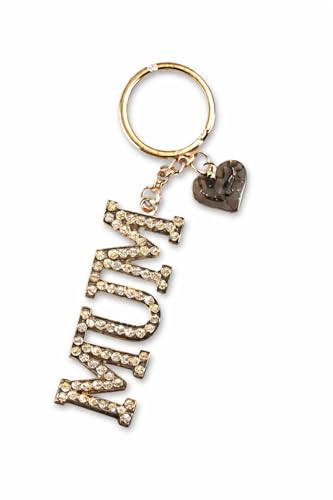 FAARM Mum Diamante Keyring Sparkly Keepsake Mom Thank You Gift Christmas Stocking