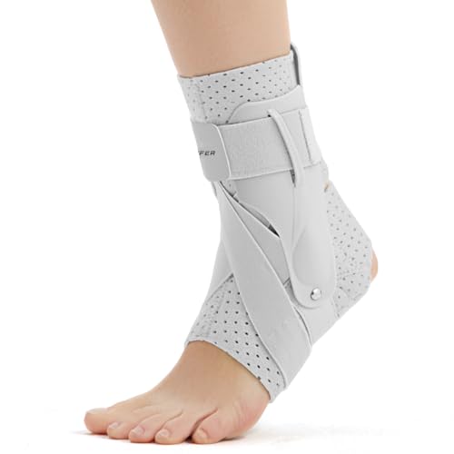 Hocafer Attelle De Cheville Pour Homme Et Femme – Attelle De Cheville Pour Entorse Du Tendon D'achille, Entorse, RéCupéRation AprèS Blessure, Support De Cheville Pour Course à Pied, Basket-Ball-image
