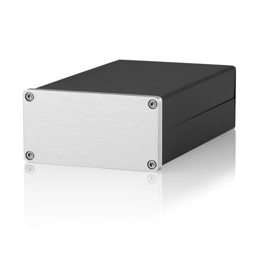 Nobsound® Aluminium Enclosure Amplifer Case wzmacniacz obudowa Mini Cabinet HiFi Box 92*47*158mm