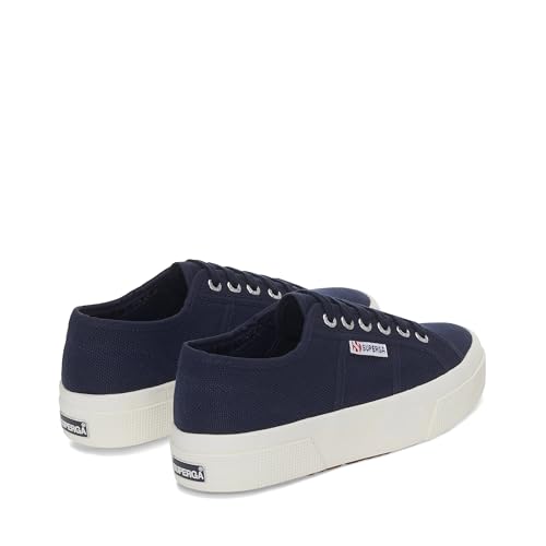 Image of Superga 2740 Platform Sneakers for Men and Women - Iconic Italian Men's and Women's Tennis Shoes with Breathable Canvas Upper, Non Slip Rubber Sole
