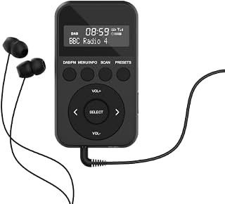 Majority Petersfield Go 2 Pocket Portable Radio I DAB+ FM I USB Charging I Headphones Included I Lockable Buttons I 20 Presets